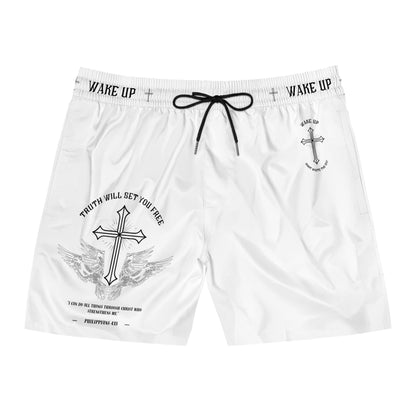 WAKE UP T.W.S.Y.F. Remastered Shorts (WHITE)