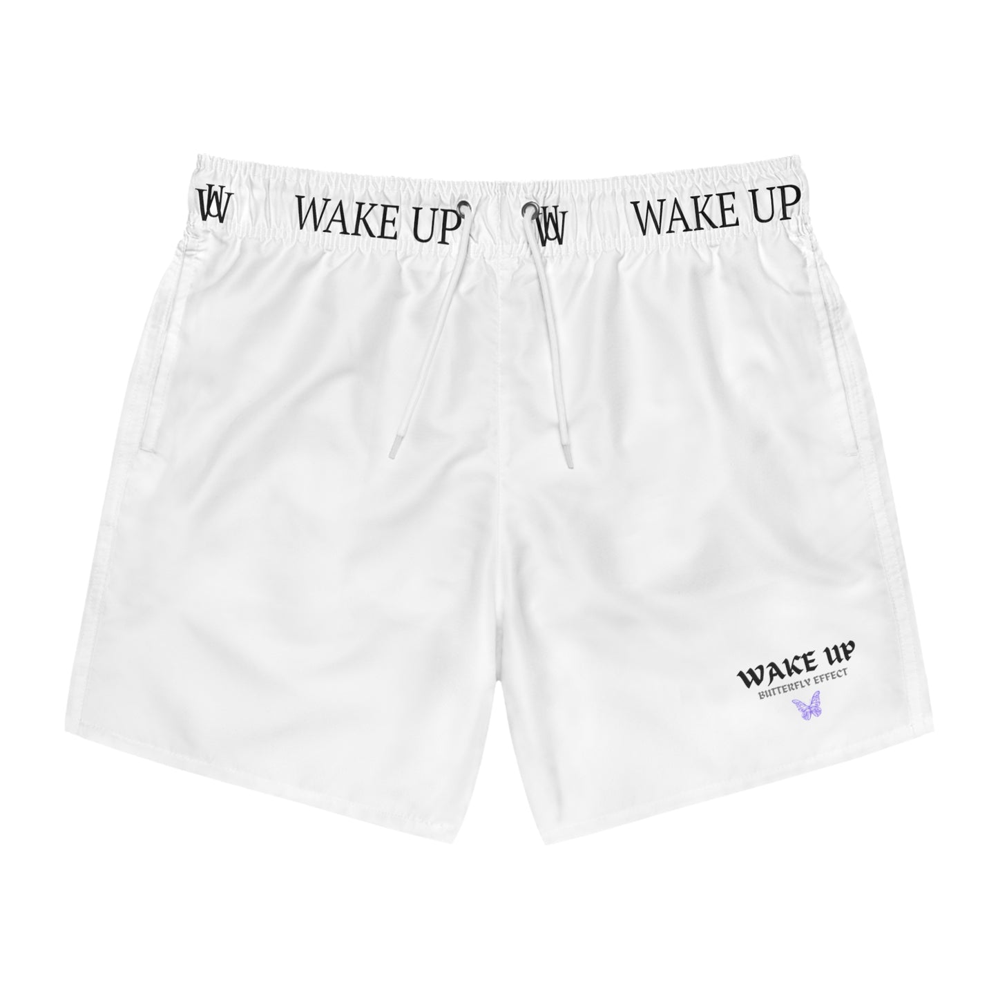 WAKE UP Shorts Efecto Mariposa (BLANCO)