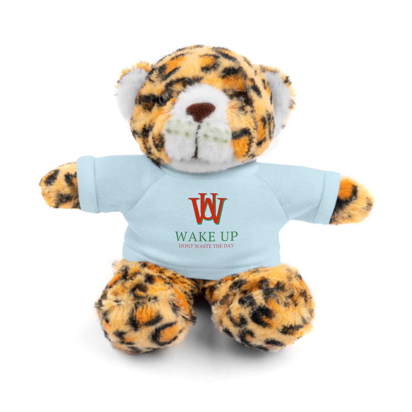 WAKE UP Christmas Stuffed Animals with Tee