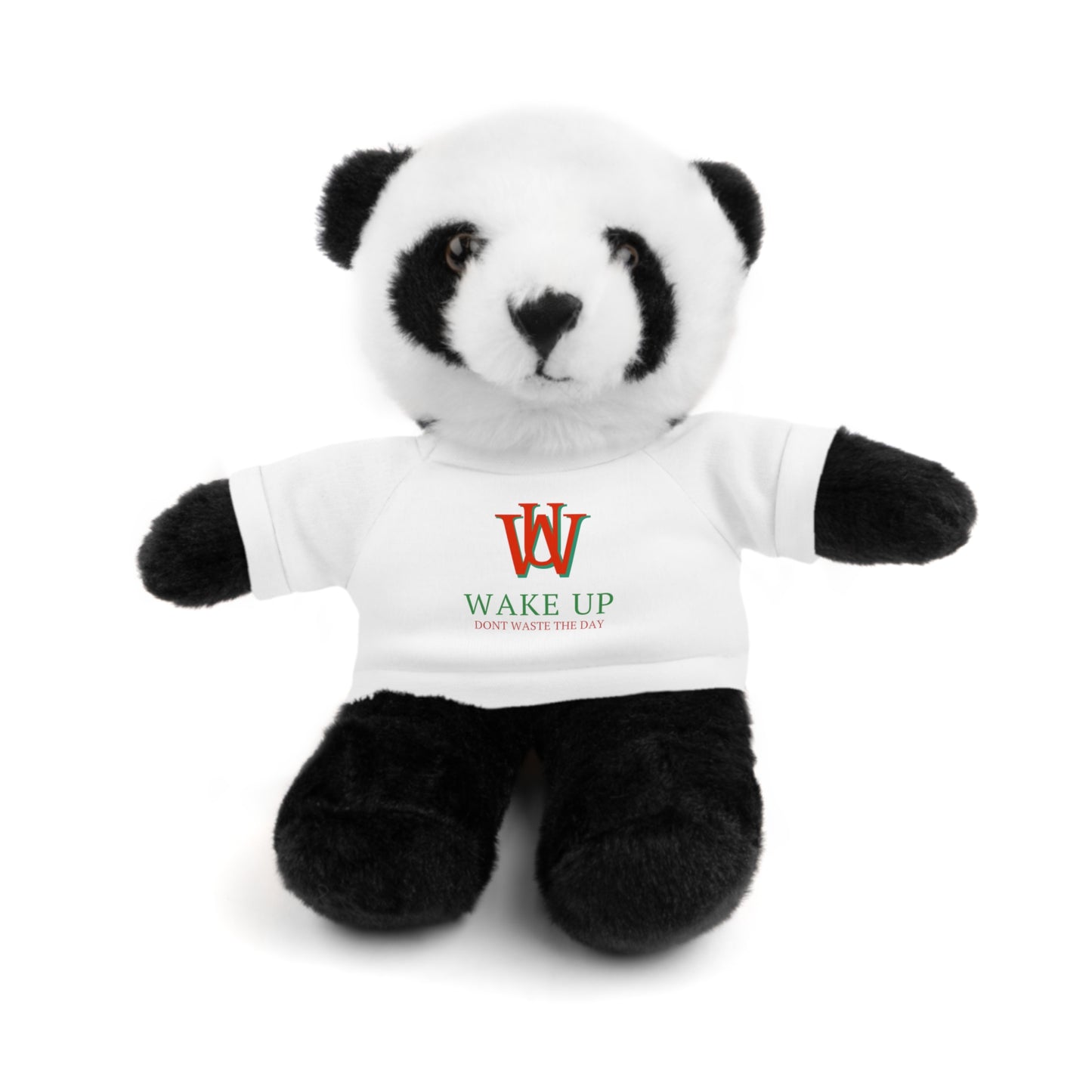 WAKE UP Christmas Stuffed Animals with Tee