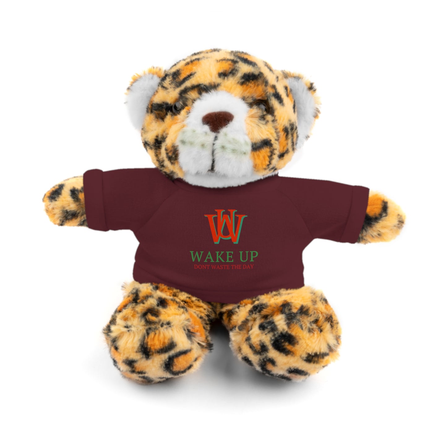 WAKE UP Christmas Stuffed Animals with Tee