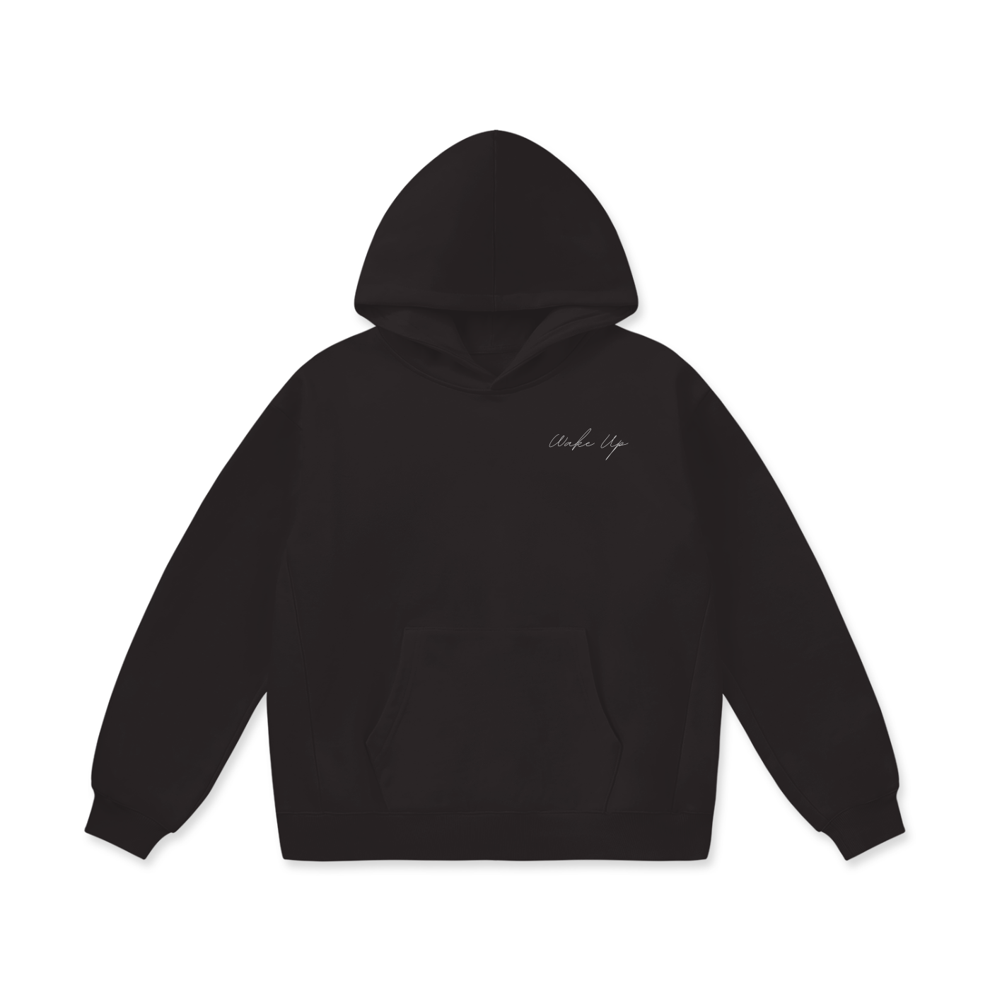 WAKE UP Oversize Heavyweight Fleece Hoodie