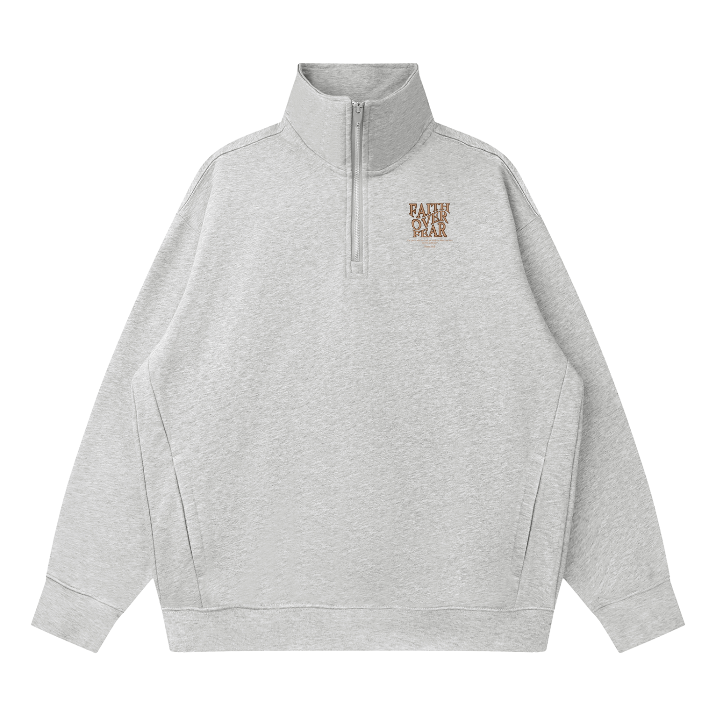WAKE UP Faith Over Fear Quarter-Zip
