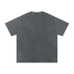 WAKE UP Snow Washed Oversized Cotton T-Shirt