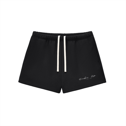 WAKE UP Essential Fleece Drawstring Sweatshorts