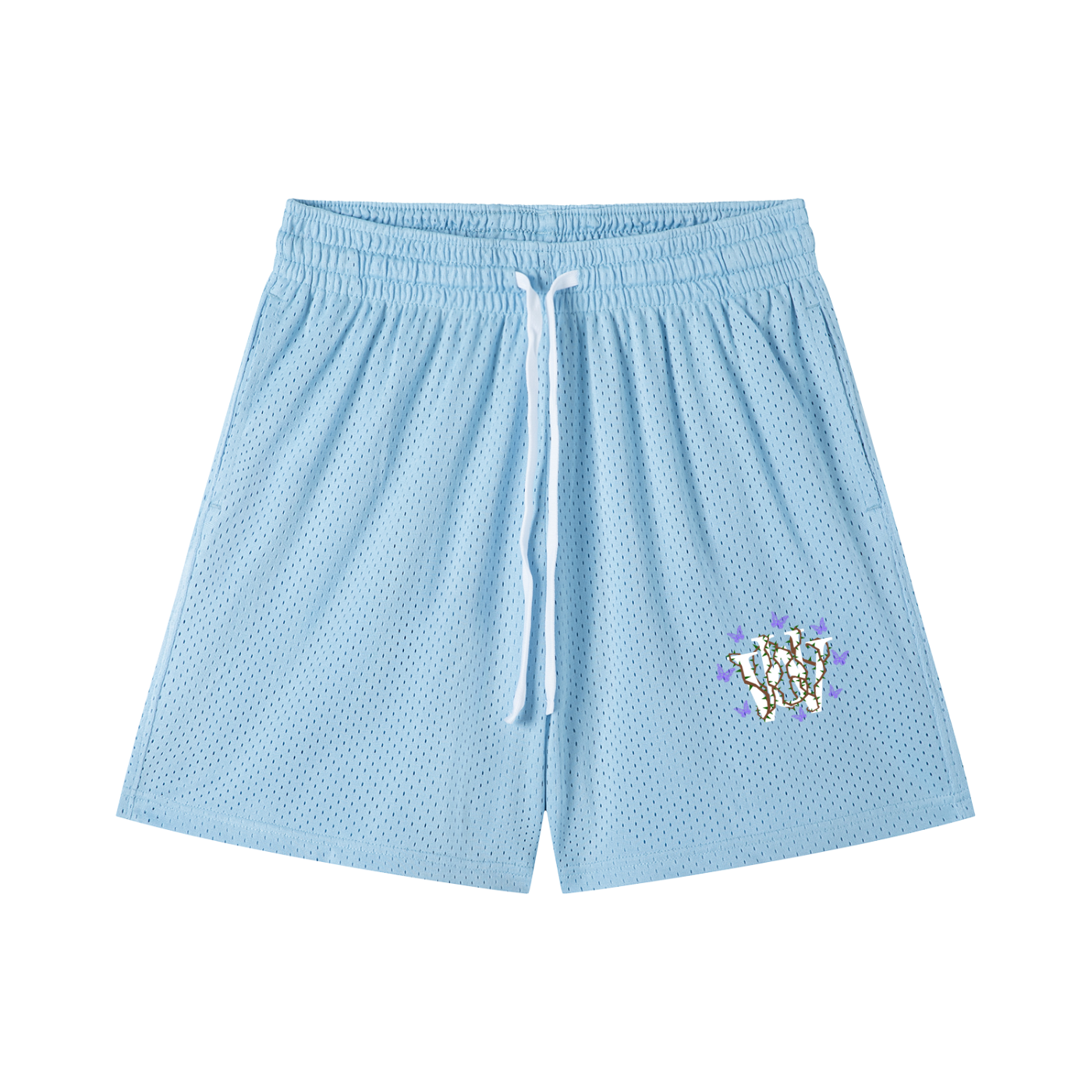 WAKE UP Butterfly Effect Mesh Shorts