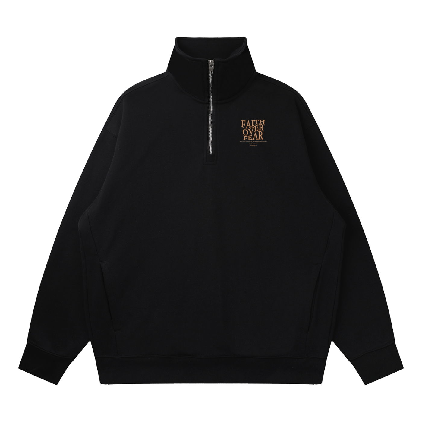 WAKE UP Faith Over Fear Quarter-Zip