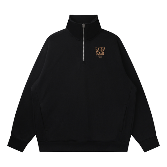 WAKE UP Faith Over Fear Quarter-Zip