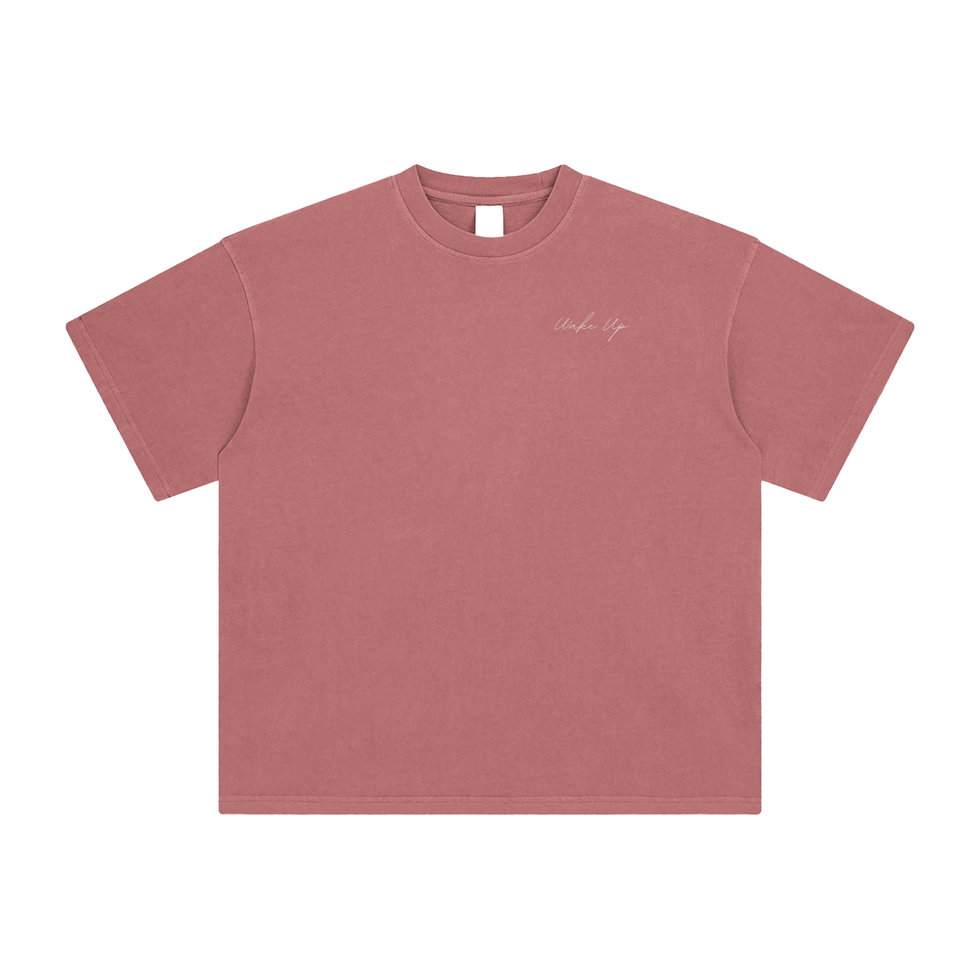 WAKE UP Enzyme Washed T-Shirt