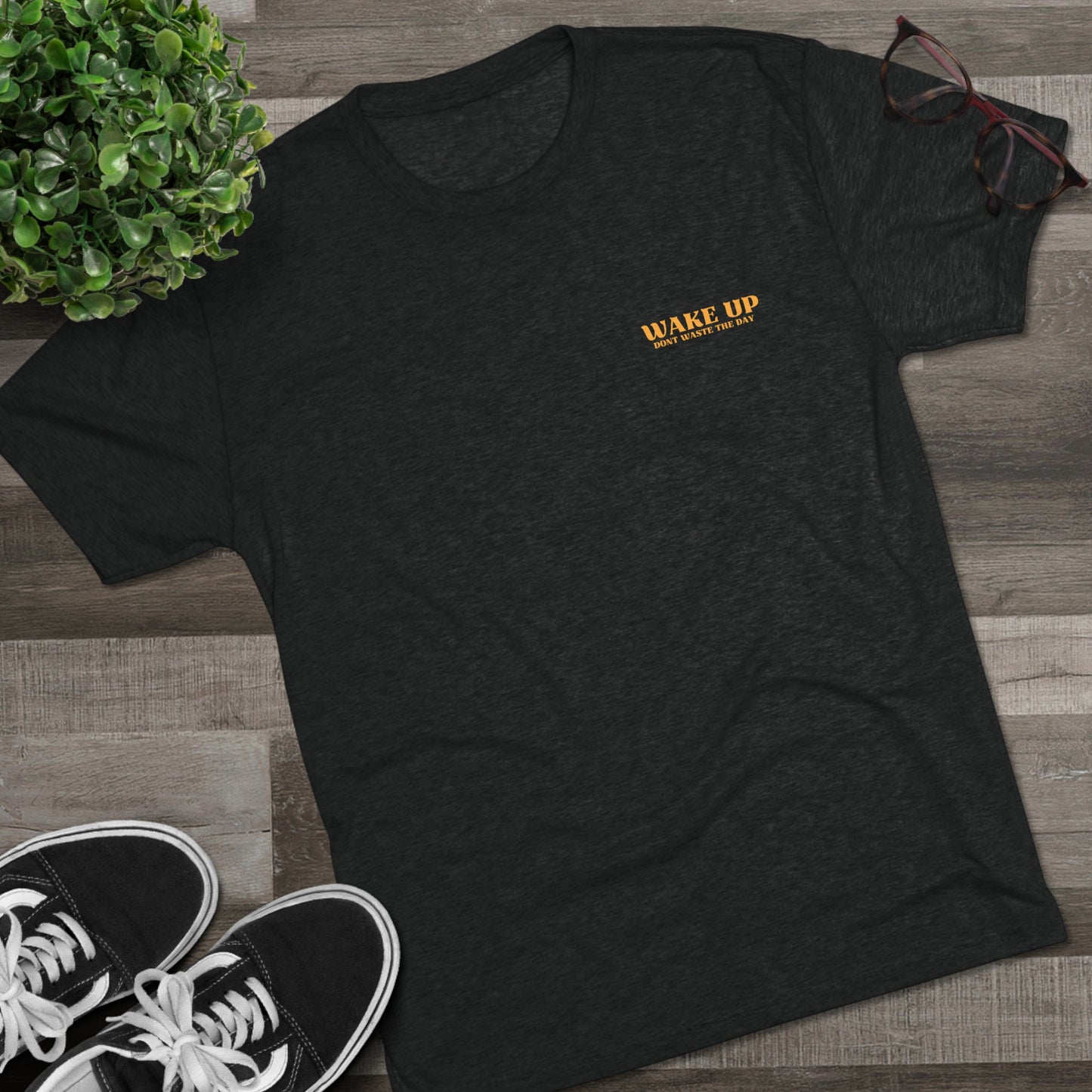 WAKE UP Summer Sun Beach Tri-Blend Tee