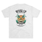 WAKE UP Summer Skull Beach Tri-Blend Tee