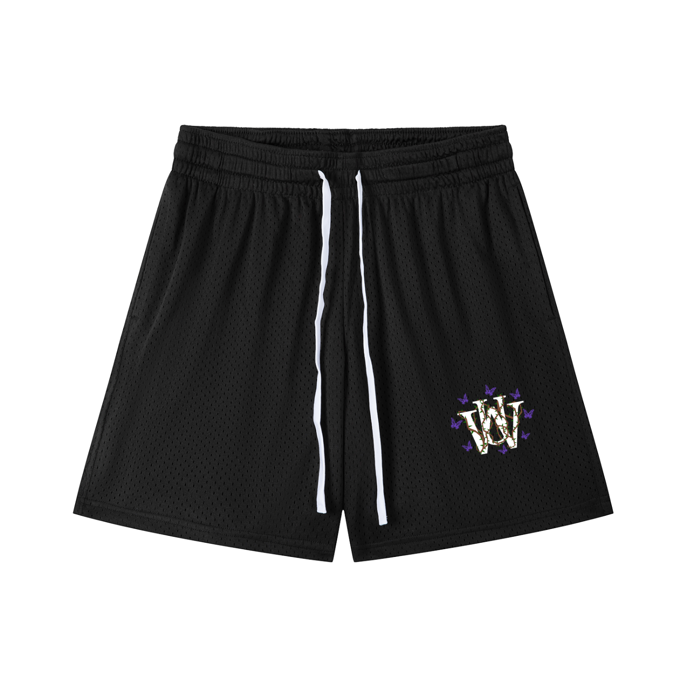 WAKE UP Butterfly Effect Mesh Shorts