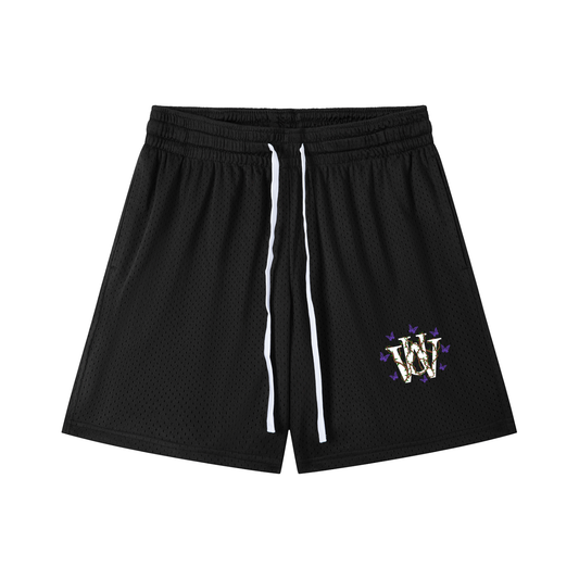 WAKE UP Butterfly Effect Mesh Shorts