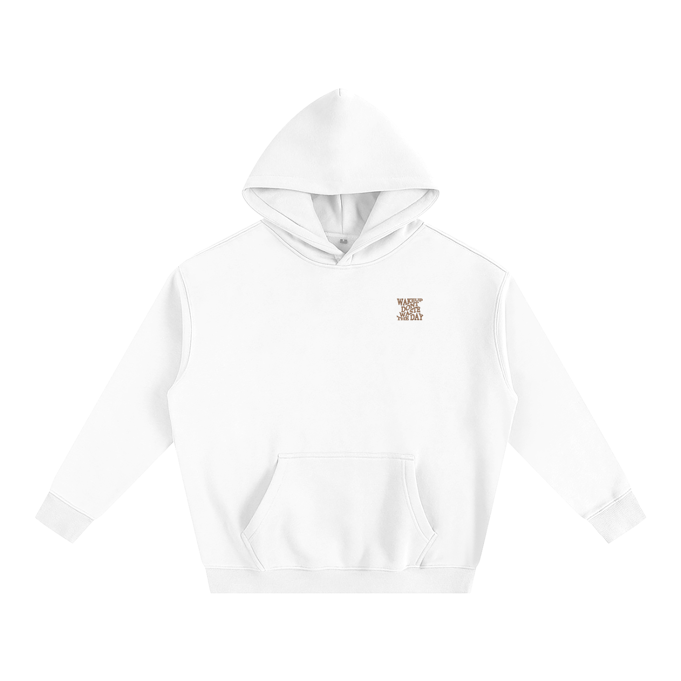 WAKE UP FOF Oversized Fleeced Hoodie