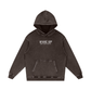 WAKE UP Oversized Snow Washed Hoodie