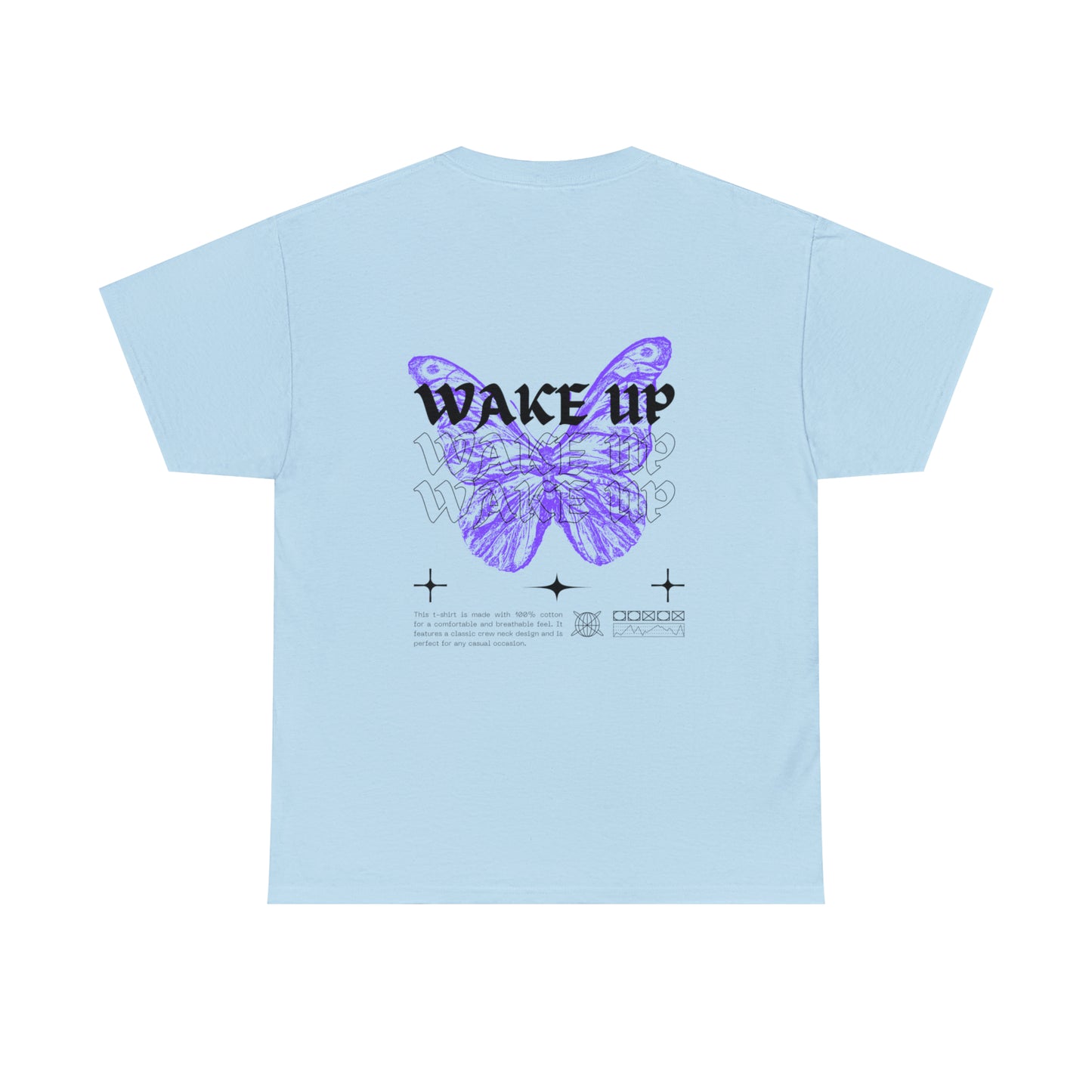 Camiseta efecto mariposa WAKE UP