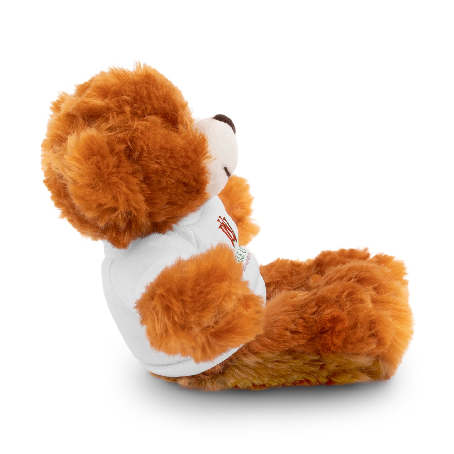 WAKE UP Christmas Stuffed Animals with Tee