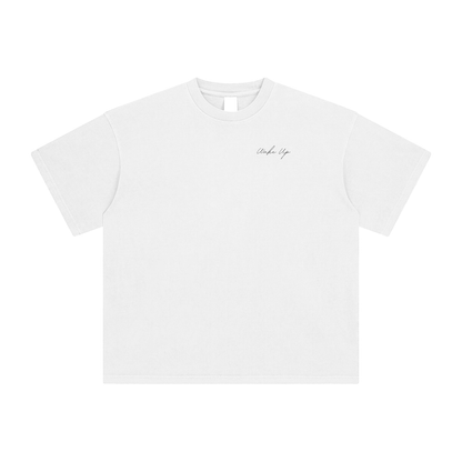 WAKE UP Enzyme Washed T-Shirt