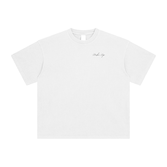 WAKE UP Enzyme Washed T-Shirt