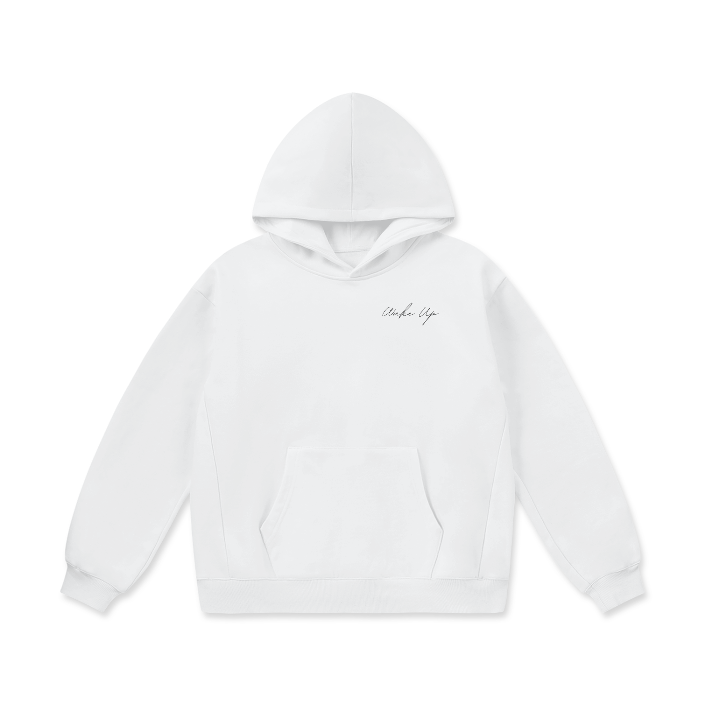 WAKE UP Oversize Heavyweight Fleece Hoodie