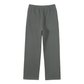 WAKE UP Unisex Solid Color Fleece Straight Leg Pants