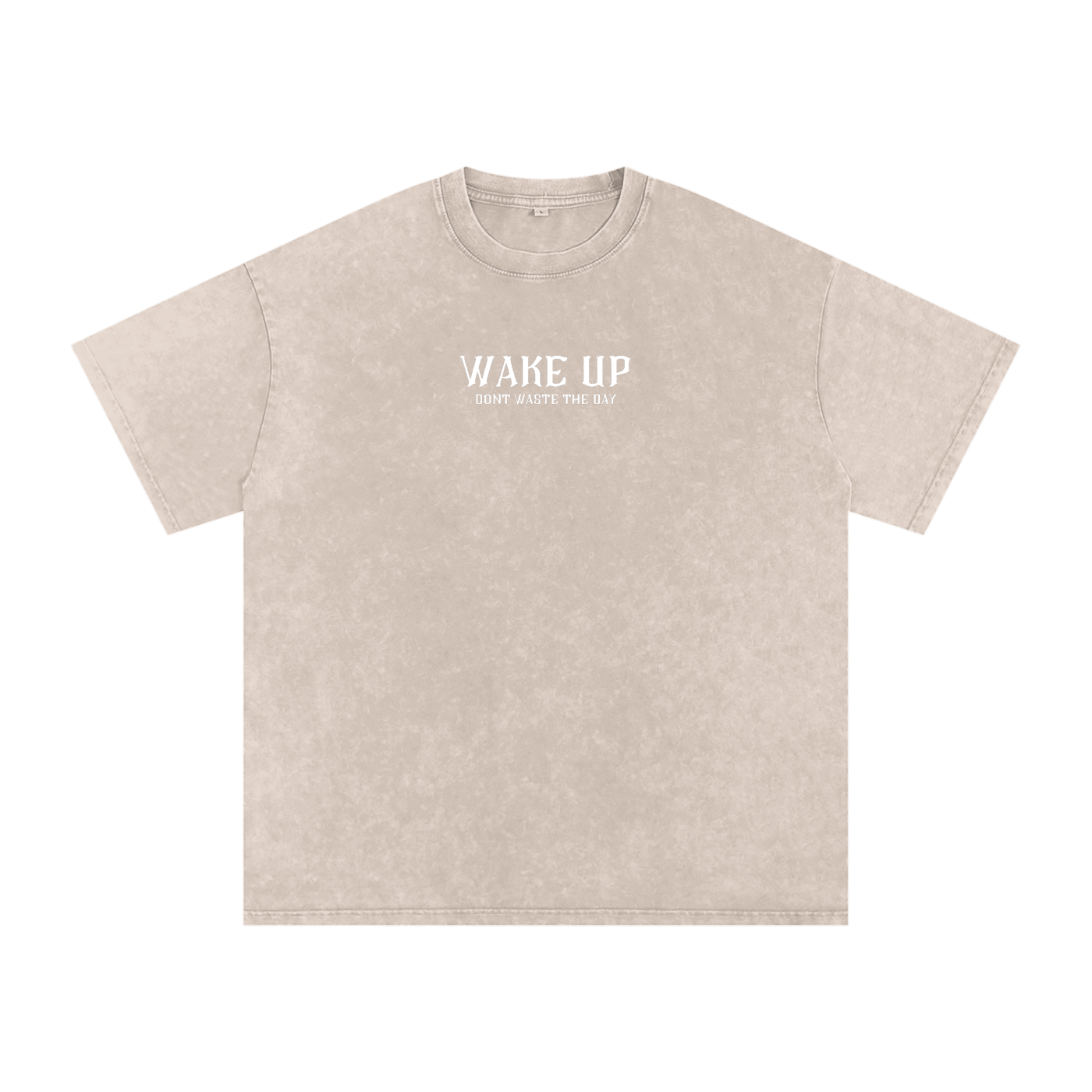 WAKE UP Oversized Heavy T-Shirt