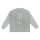 WAKE UP Snow Washed Frayed Long Sleeve