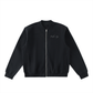 WAKE UP Essential Zip-Up Fleeced Varsity Jacket