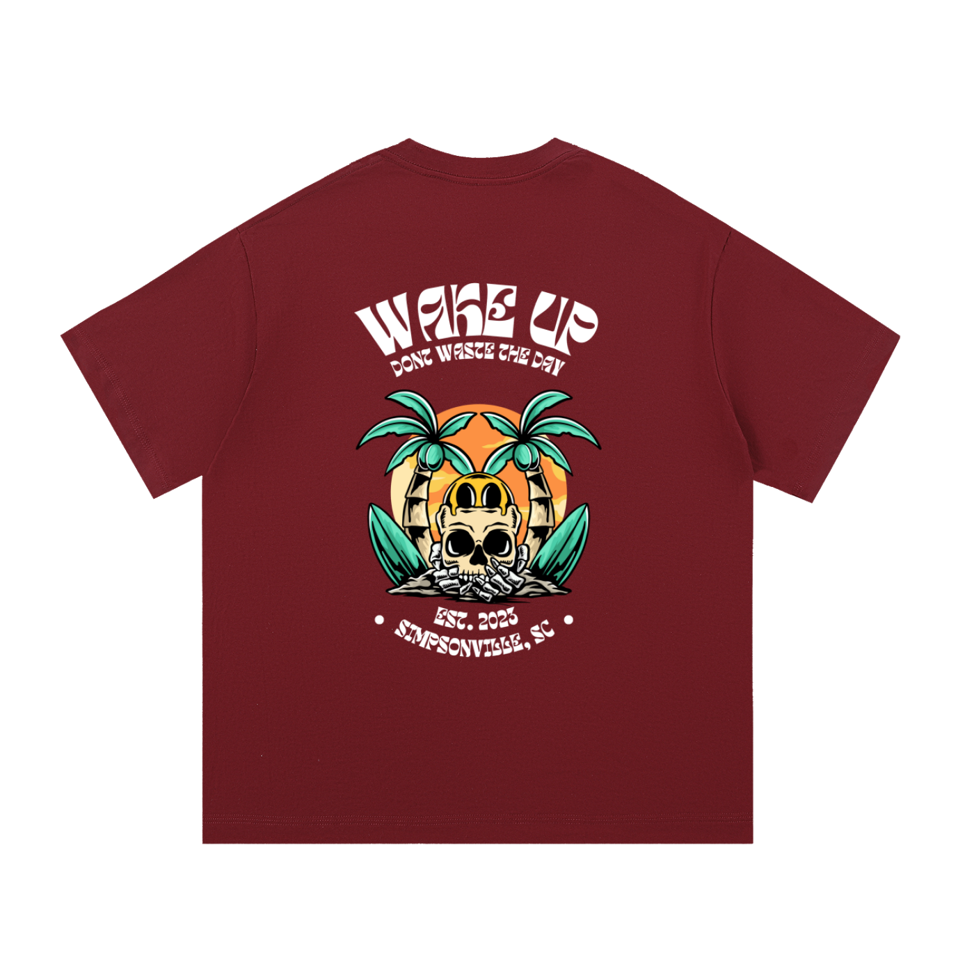WAKE UP Summer Skull Tee