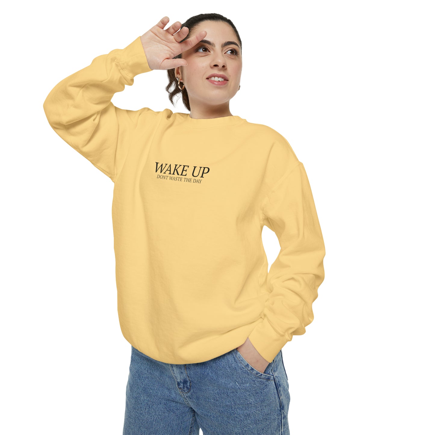 WAKE UP Crewneck (Middle Logo)