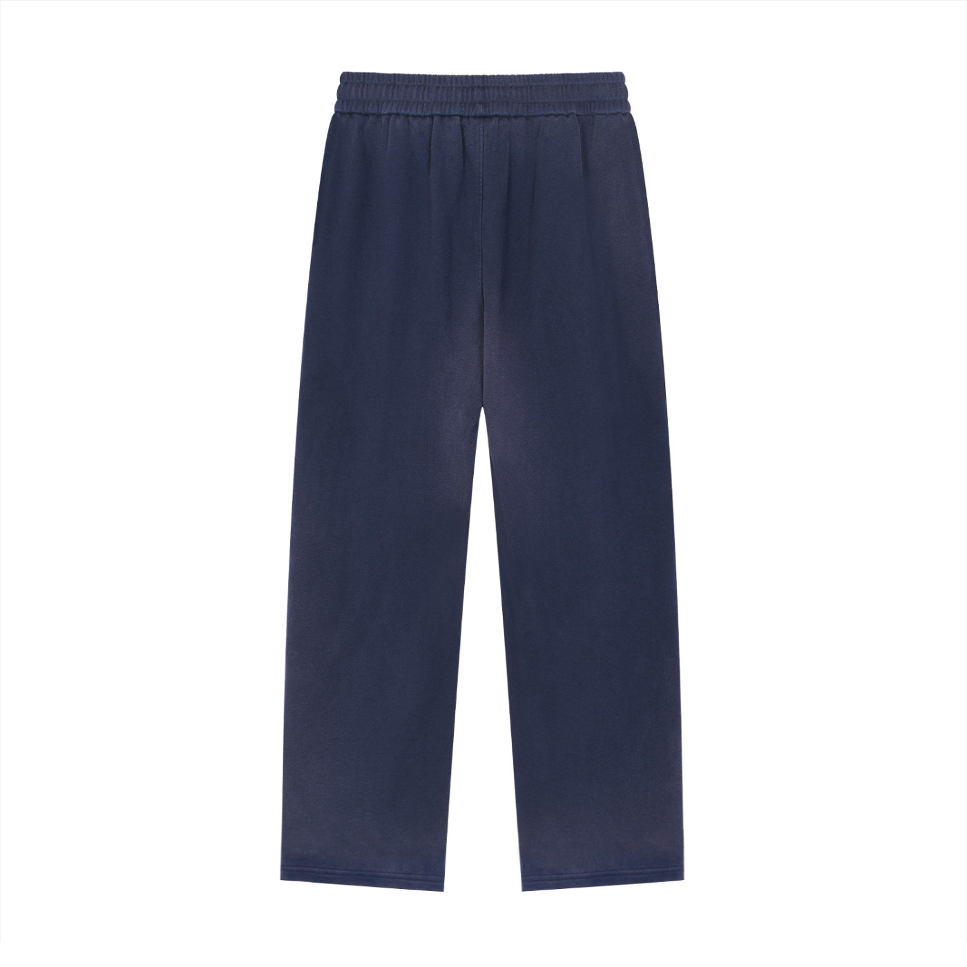 WAKE UP Sun Fade Raw Edge Straight-Leg Sweatpants