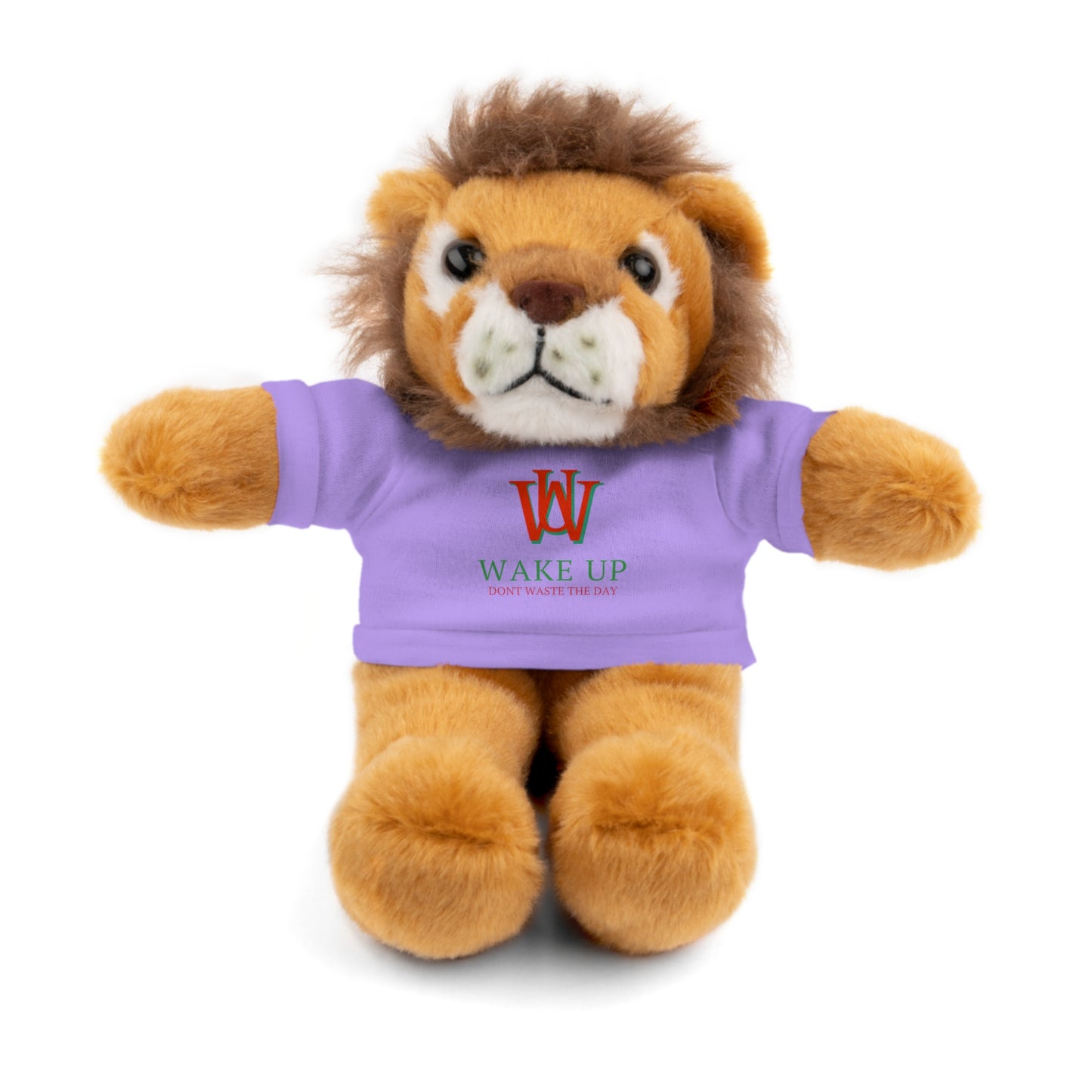 WAKE UP Christmas Stuffed Animals with Tee