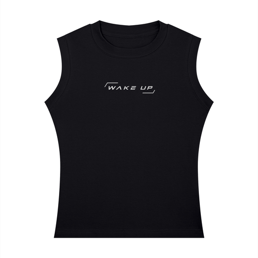WAKE UP Women's Crewneck Tank Top