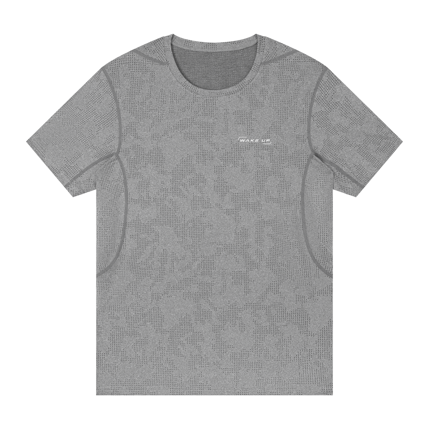 WAKE UP Men's Slim Mesh T-Shirt