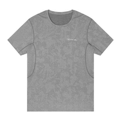 WAKE UP Men's Slim Mesh T-Shirt