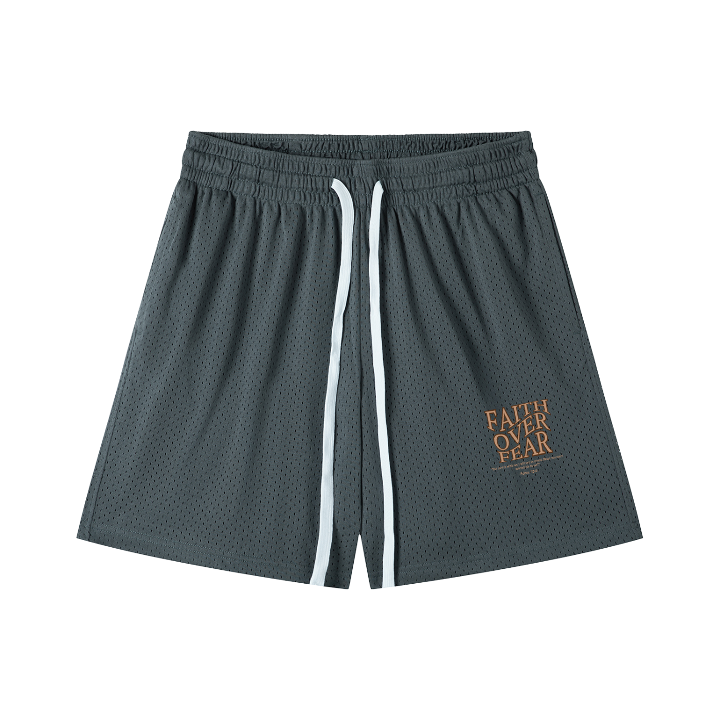 WAKE UP Faith Over Fear Mesh Shorts