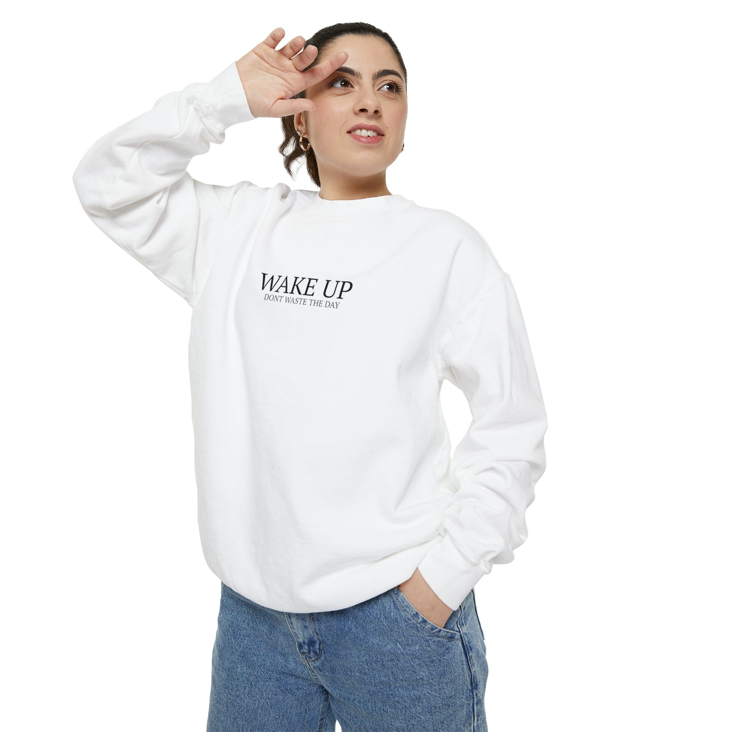 WAKE UP Crewneck (Middle Logo)