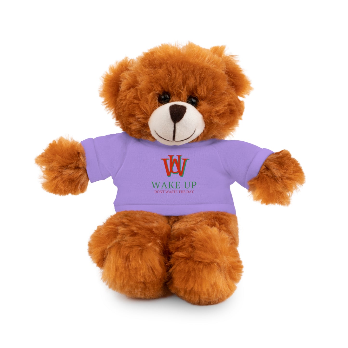 WAKE UP Christmas Stuffed Animals with Tee