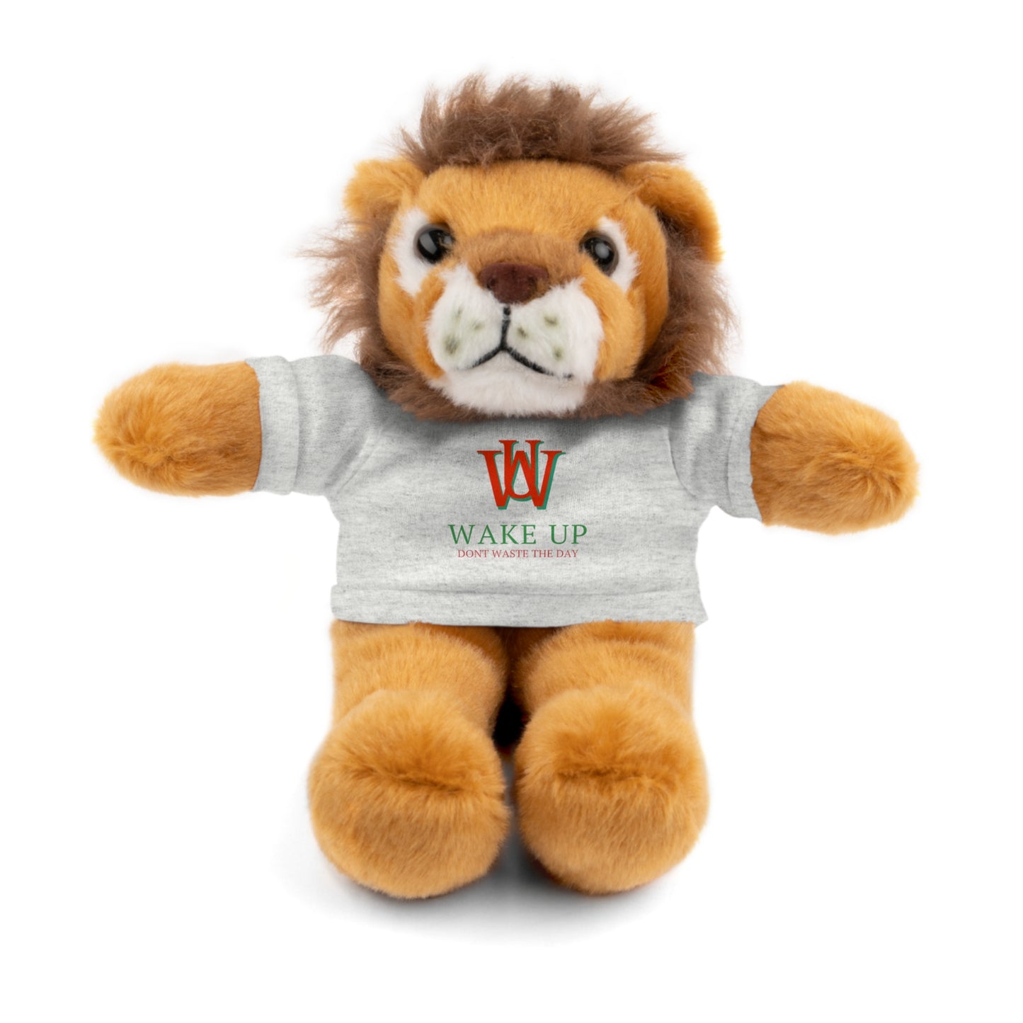 WAKE UP Christmas Stuffed Animals with Tee