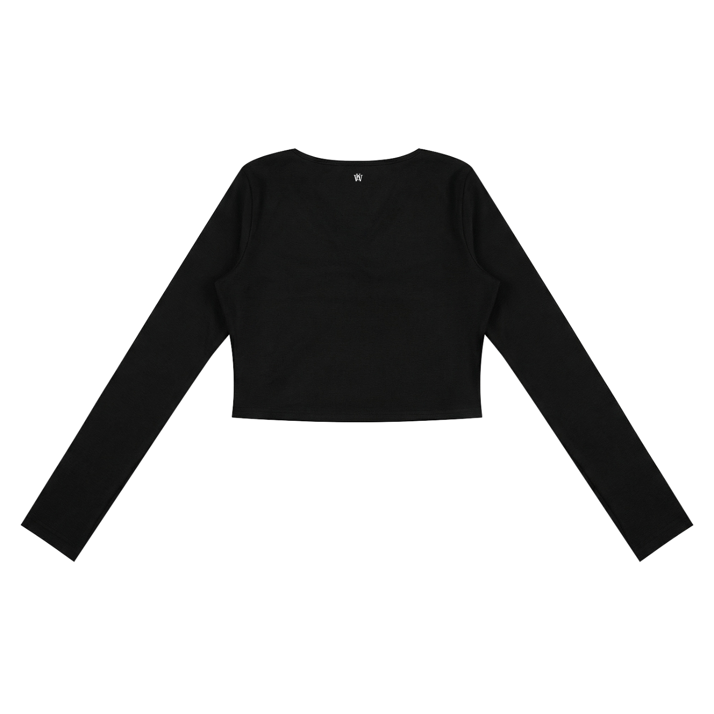 WAKE UP Women's Ruched Long Sleeve Crop T-Shirt