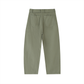 WAKE UP Twisted-Seam Belted Curved-Blade Pants