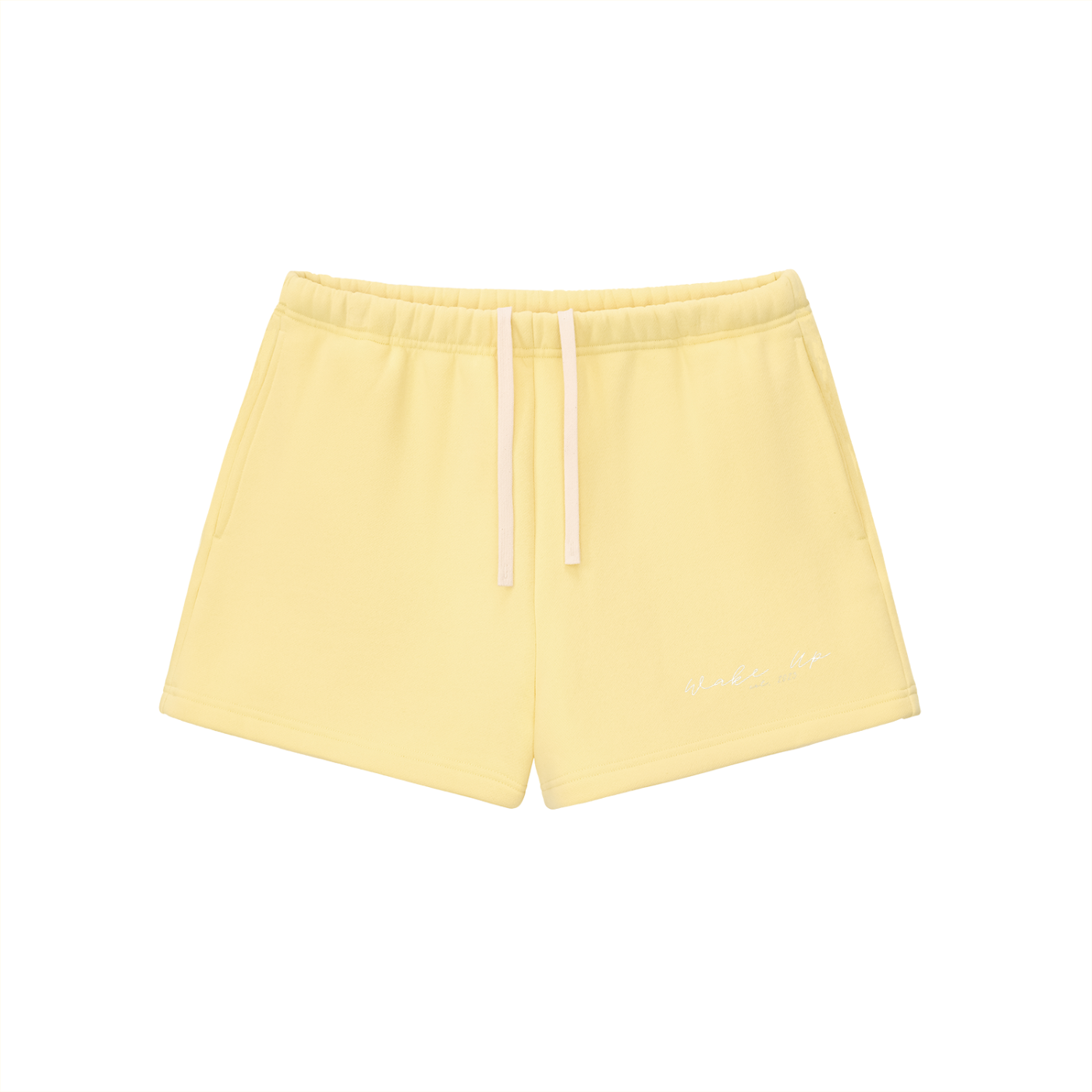 WAKE UP Essential Fleece Drawstring Sweatshorts