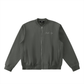 WAKE UP Essential Zip-Up Fleeced Varsity Jacket