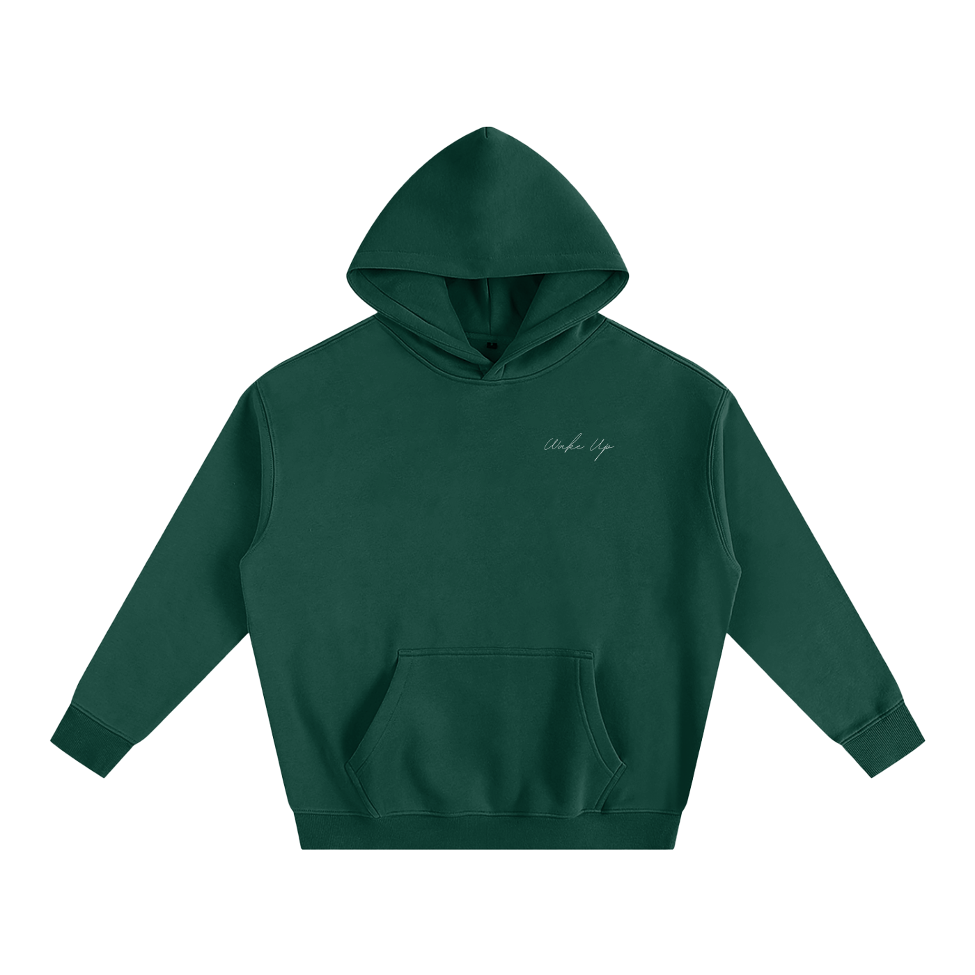 WAKE UP Oversized Fleeced Hoodie