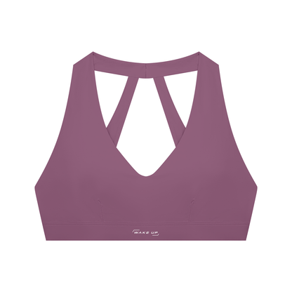 WAKE UP Women's Cropped Sports Bra
