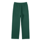 WAKE UP Unisex Solid Color Fleece Straight Leg Pants