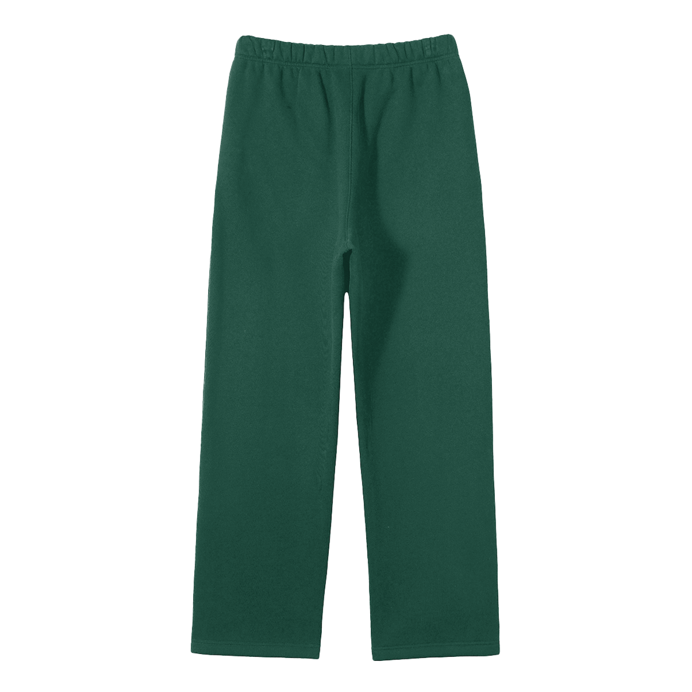 WAKE UP Unisex Solid Color Fleece Straight Leg Pants