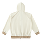 WAKE UP Striped Trim Zip-Up Hoodie