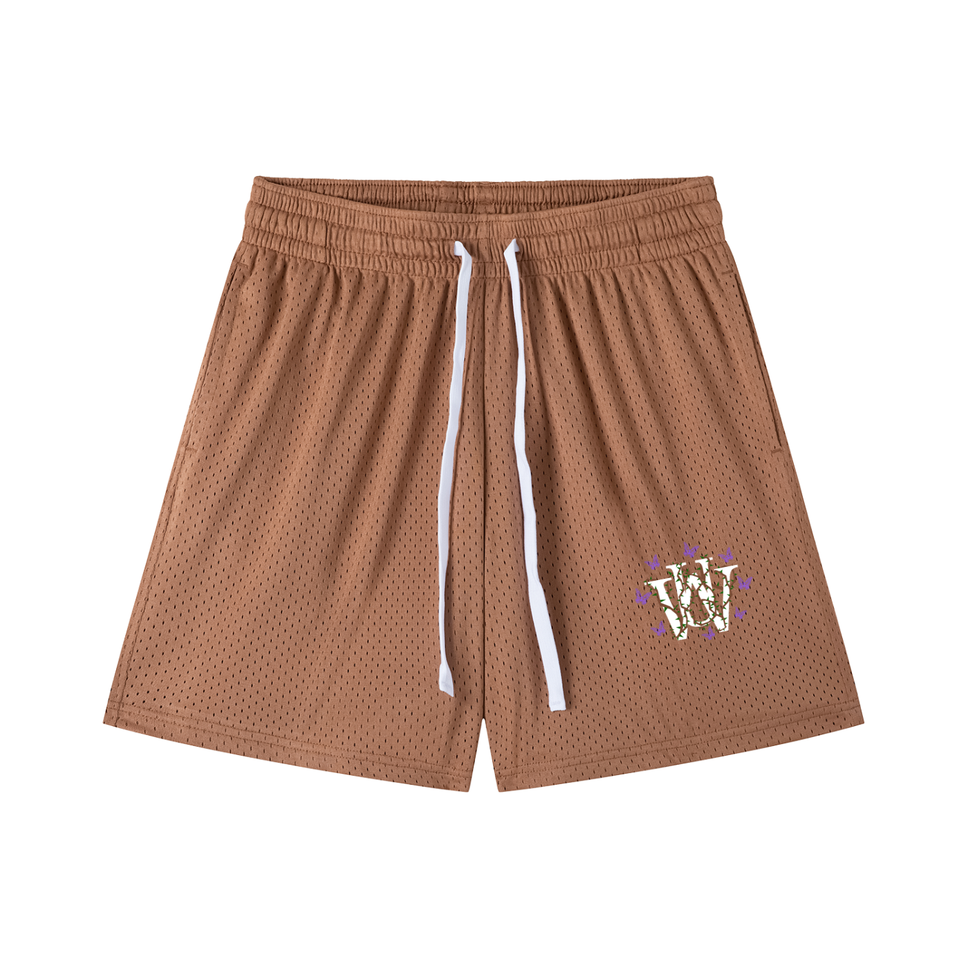 WAKE UP Butterfly Effect Mesh Shorts
