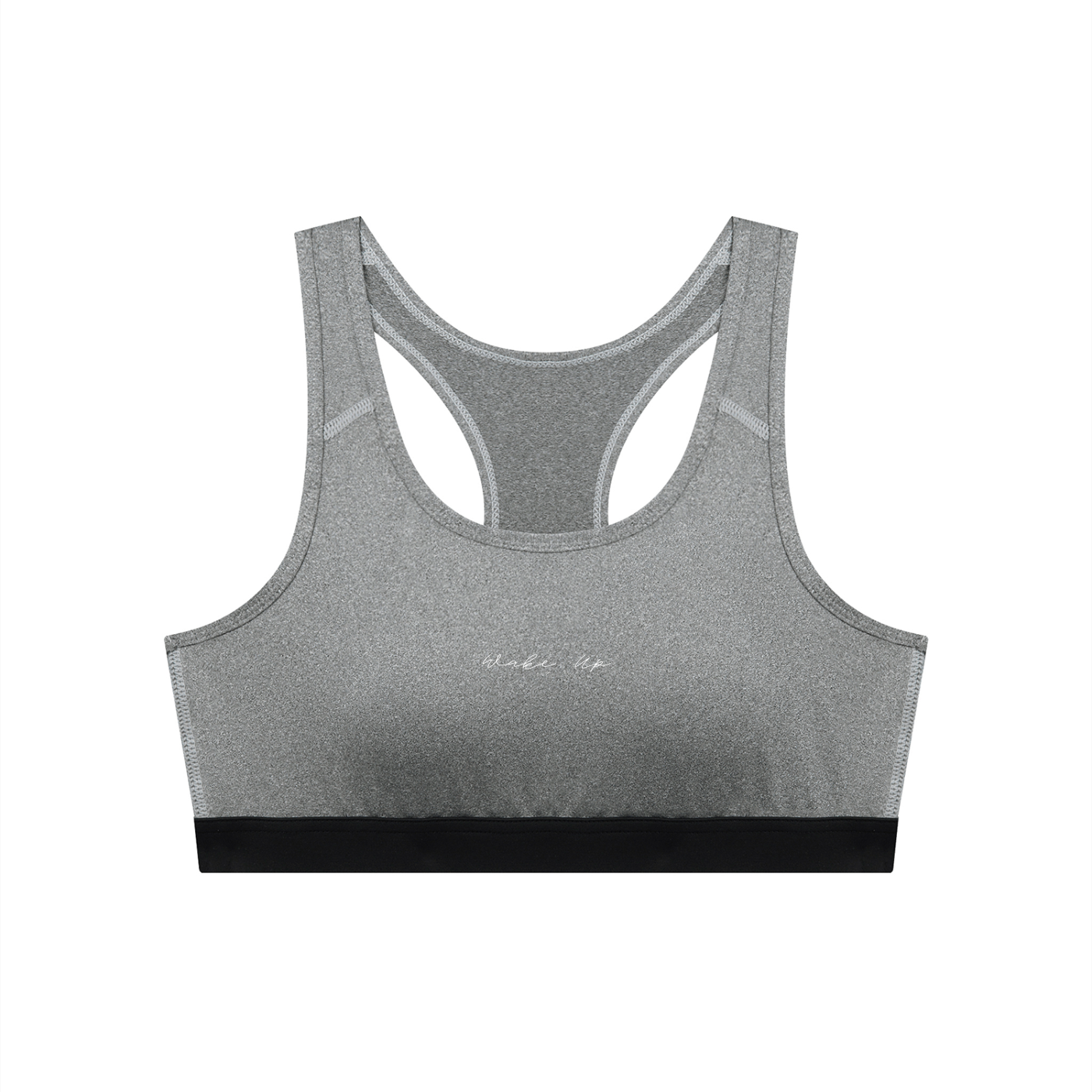 WAKE UP Women's Cropped Sports Bra